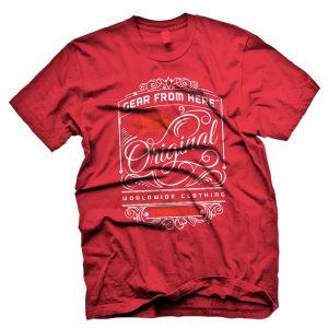 Gear From Here red Original t-shirt