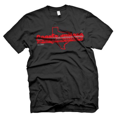 WorldwideClothing Texas black t-shirt