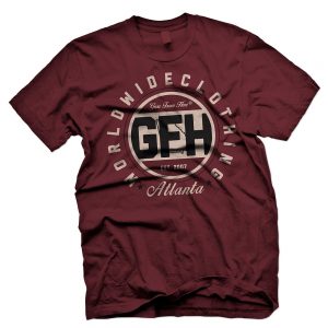 GFH Atlanta maroon t-shirt